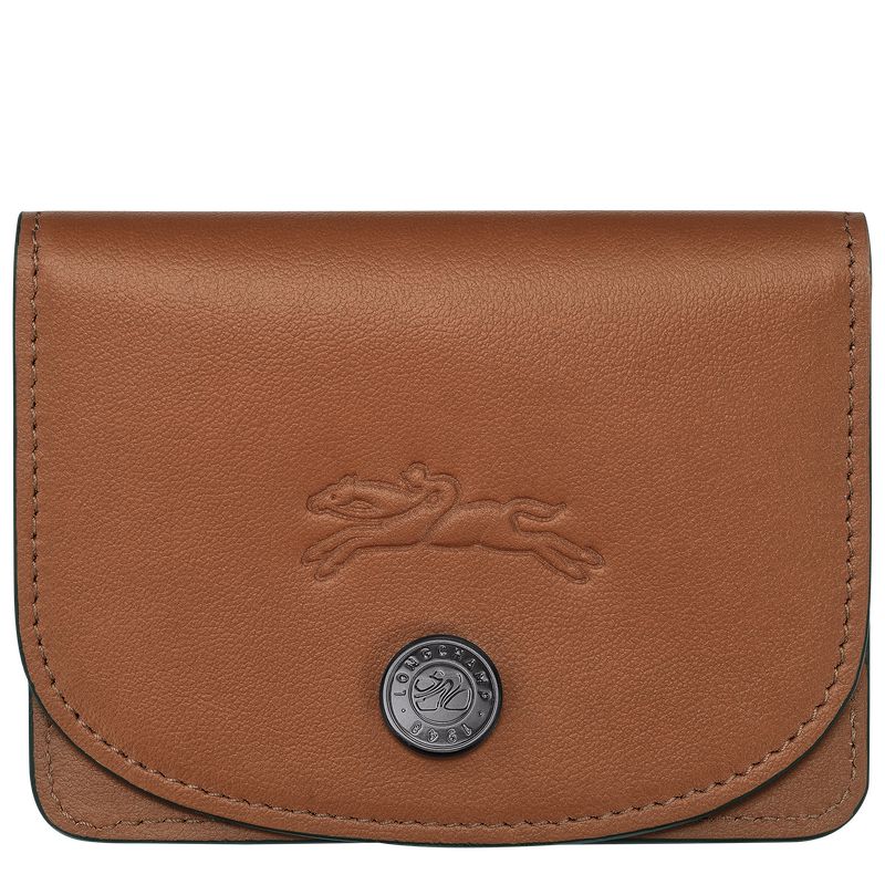 Brown Longchamp Le Pliage Xtra Men Card Holder | Ksa-658UJPSFV
