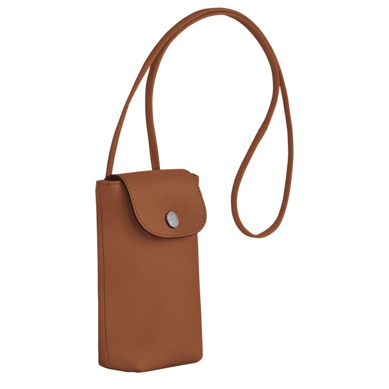 Brown Longchamp Le Pliage Xtra With Leather Lace Men Phone Case | Ksa-841TIKOSZ