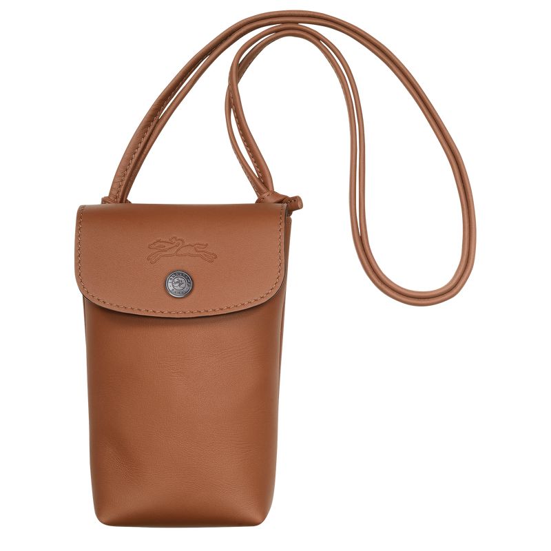 Brown Longchamp Le Pliage Xtra With Leather Lace Men Phone Case | Ksa-841TIKOSZ