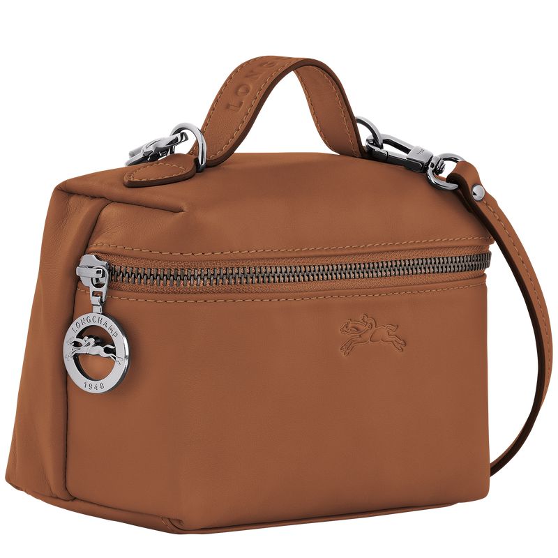 Brown Longchamp Le Pliage Xtra Xs Vanity Women Toiletry Bags | Ksa-507WFIATK