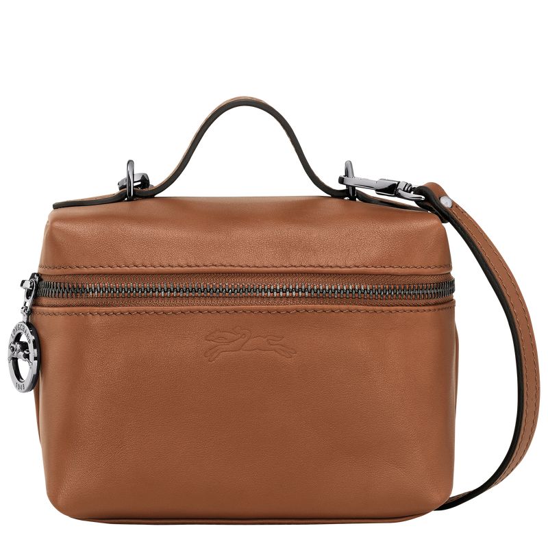 Brown Longchamp Le Pliage Xtra Xs Vanity Women Toiletry Bags | Ksa-507WFIATK