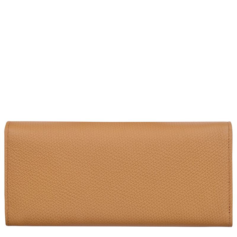 Brown Longchamp Le Roseau Flap Women Wallet | Ksa-584FLBWHA