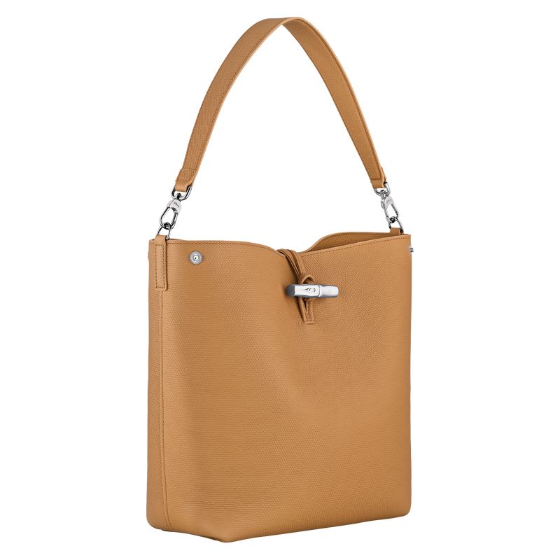 Brown Longchamp Le Roseau M Shoulder Bag Women Shoulder Bag | Ksa-219BJTKSZ