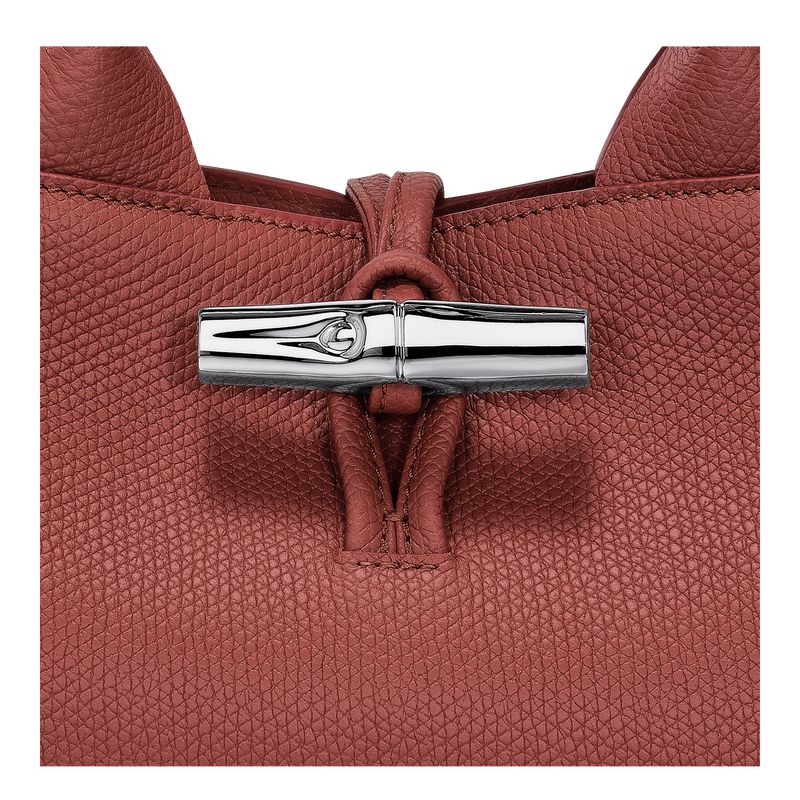 Brown Longchamp Le Roseau S Women Handbag | Ksa-571YEFJAD