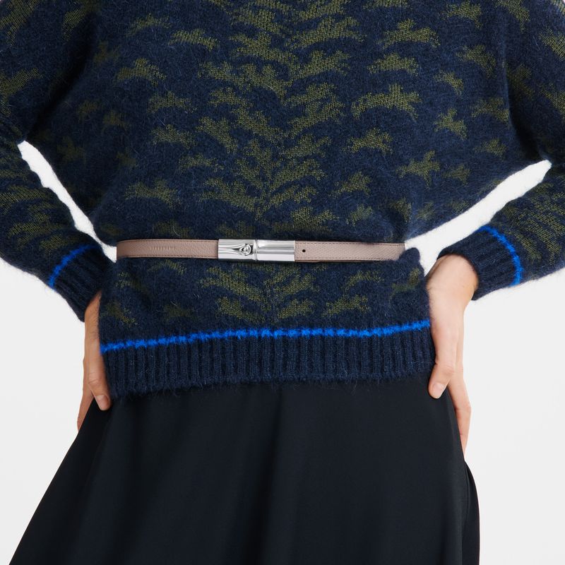 Brown Longchamp Le Roseau Women Belt | Ksa-320QJTOSB