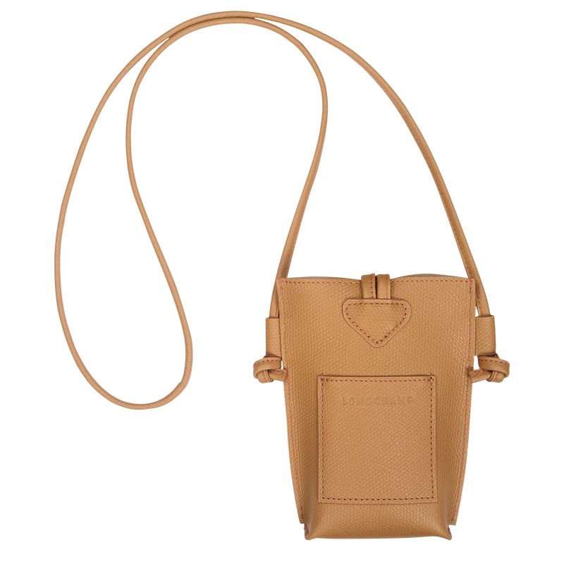 Brown Longchamp Le Roseau Women Phone Case | Ksa-817MYLQBO
