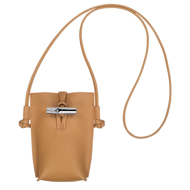 Brown Longchamp Le Roseau Women Phone Case | Ksa-817MYLQBO