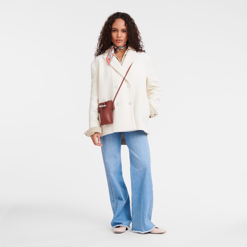 Brown Longchamp Le Roseau Women Phone Case | Ksa-264ZJRVLU