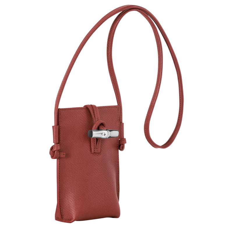 Brown Longchamp Le Roseau Women Phone Case | Ksa-264ZJRVLU