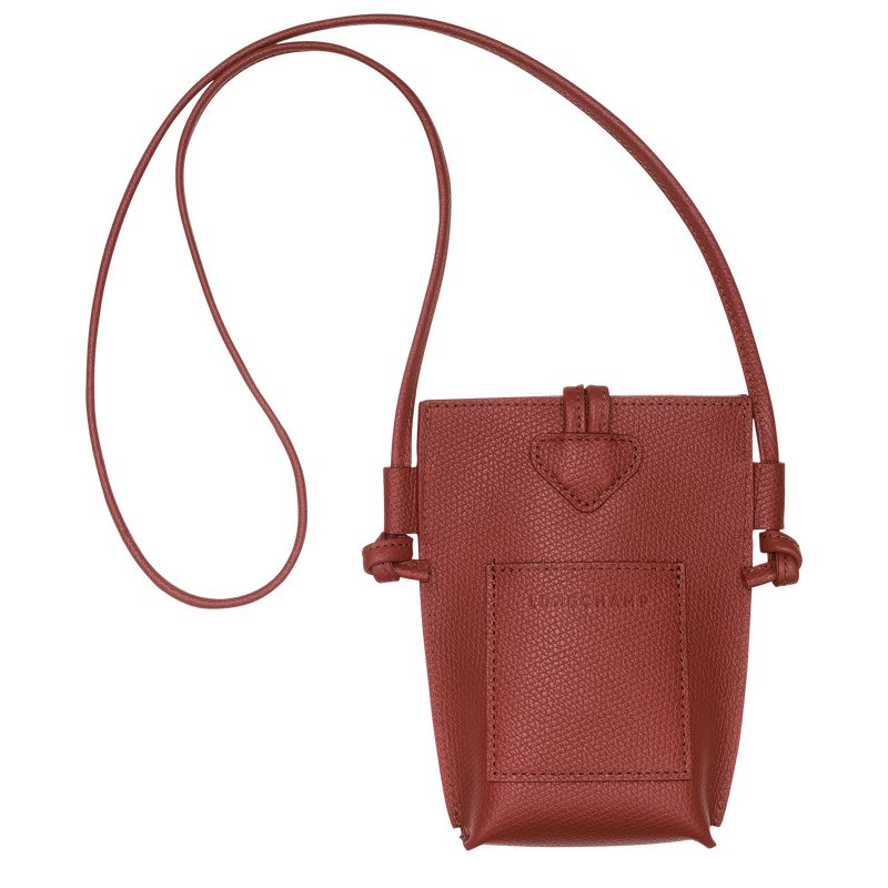 Brown Longchamp Le Roseau Women Phone Case | Ksa-264ZJRVLU