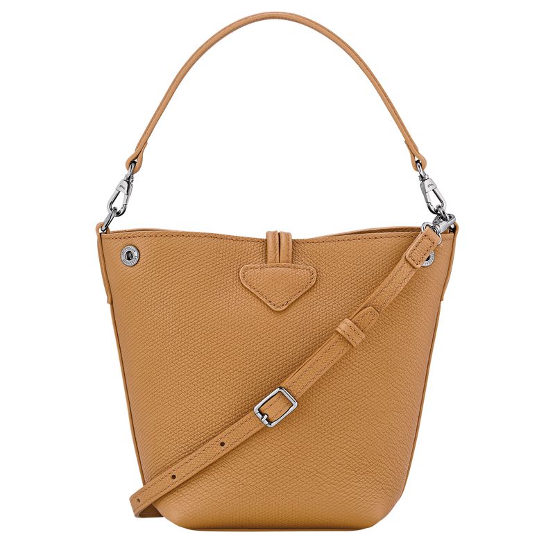 Brown Longchamp Le Roseau Xs Women Bucket Bag | Ksa-027PDILRW