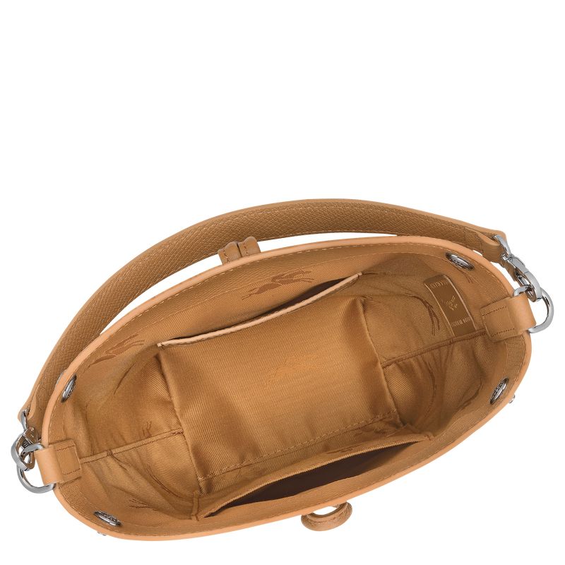 Brown Longchamp Le Roseau Xs Women Bucket Bag | Ksa-027PDILRW