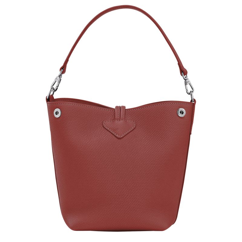 Brown Longchamp Le Roseau Xs Women Bucket Bag | Ksa-750TGPCKU