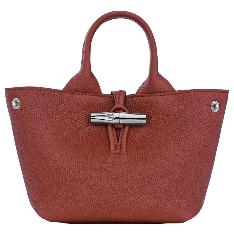 Brown Longchamp Le Roseau Xs Women Handbag | Ksa-549PEUTNZ