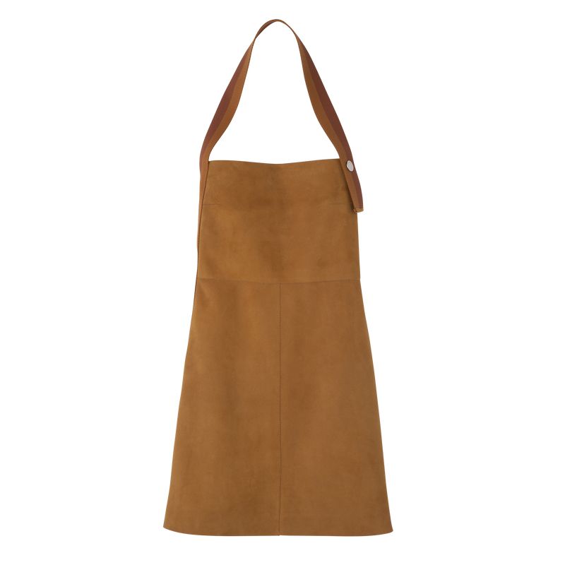 Brown Longchamp Leather Women Dress | Ksa-794TOWHAG