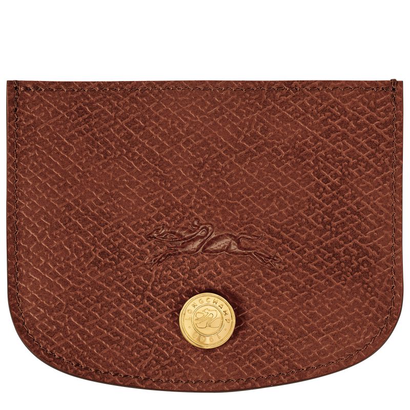 Brown Longchamp Épure Men Card Holder | Ksa-768YVIQBL