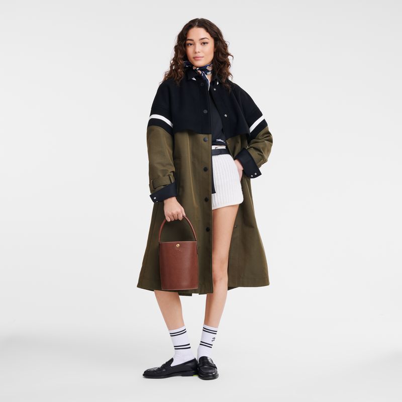 Brown Longchamp Épure S Women Bucket Bag | Ksa-238OKCRZN