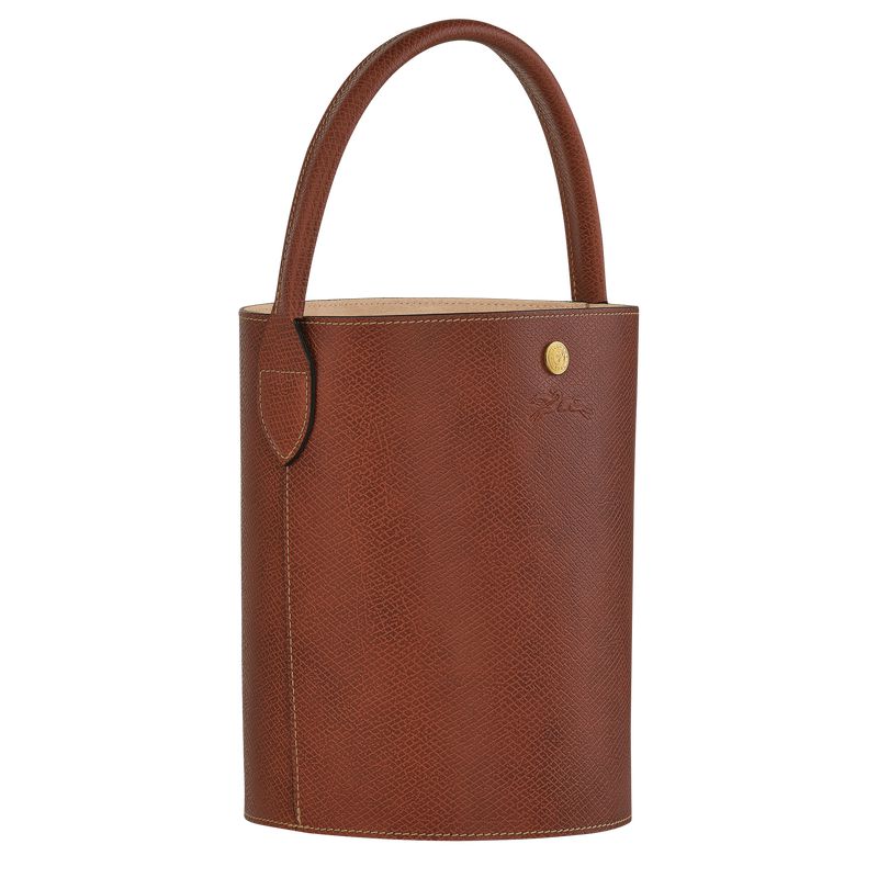 Brown Longchamp Épure S Women Bucket Bag | Ksa-238OKCRZN