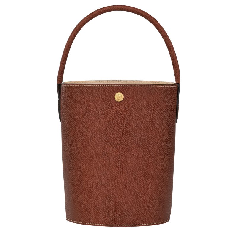 Brown Longchamp Épure S Women Bucket Bag | Ksa-238OKCRZN