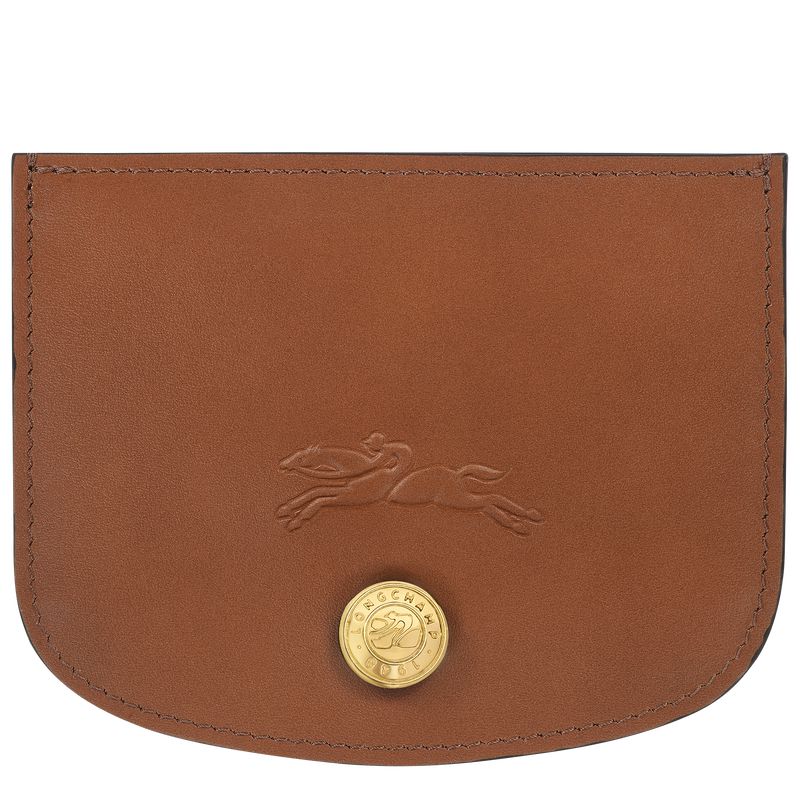 Brown Longchamp Épure Women Card Holder | Ksa-012OHFBZY