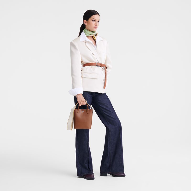 Brown Longchamp Épure Xs Women Tote Bag | Ksa-946LASIPJ