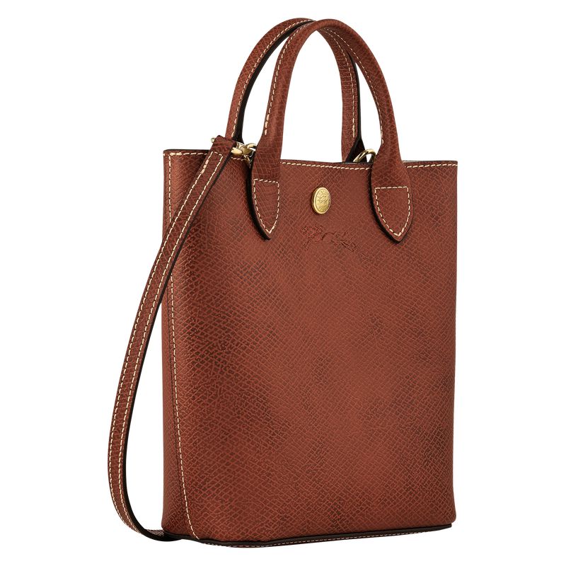 Brown Longchamp Épure Xs Women Tote Bag | Ksa-420ZMJOUQ