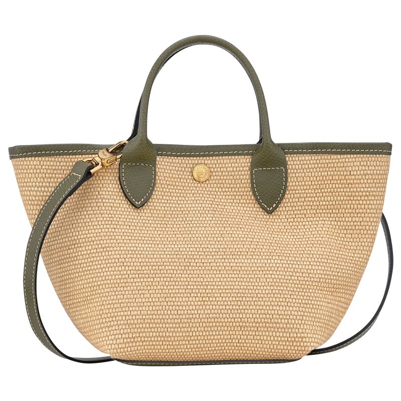 Brown / Olive Longchamp Le Pliage Collection Xs Basket Women Tote Bag | Ksa-596WKCBGE