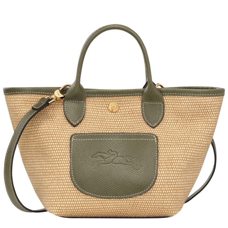 Brown / Olive Longchamp Le Pliage Collection Xs Basket Women Tote Bag | Ksa-596WKCBGE