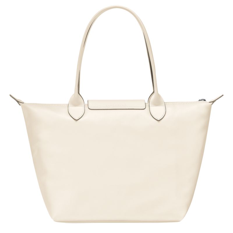 Cream Longchamp Le Pliage Xtra M Women Tote Bag | Ksa-809WNMFCV