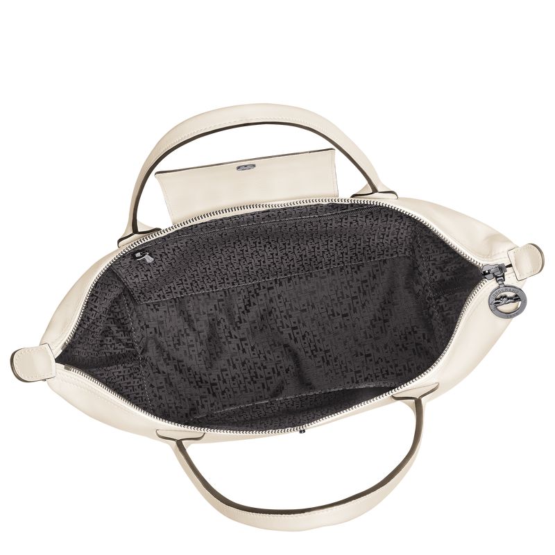 Cream Longchamp Le Pliage Xtra M Women Tote Bag | Ksa-809WNMFCV