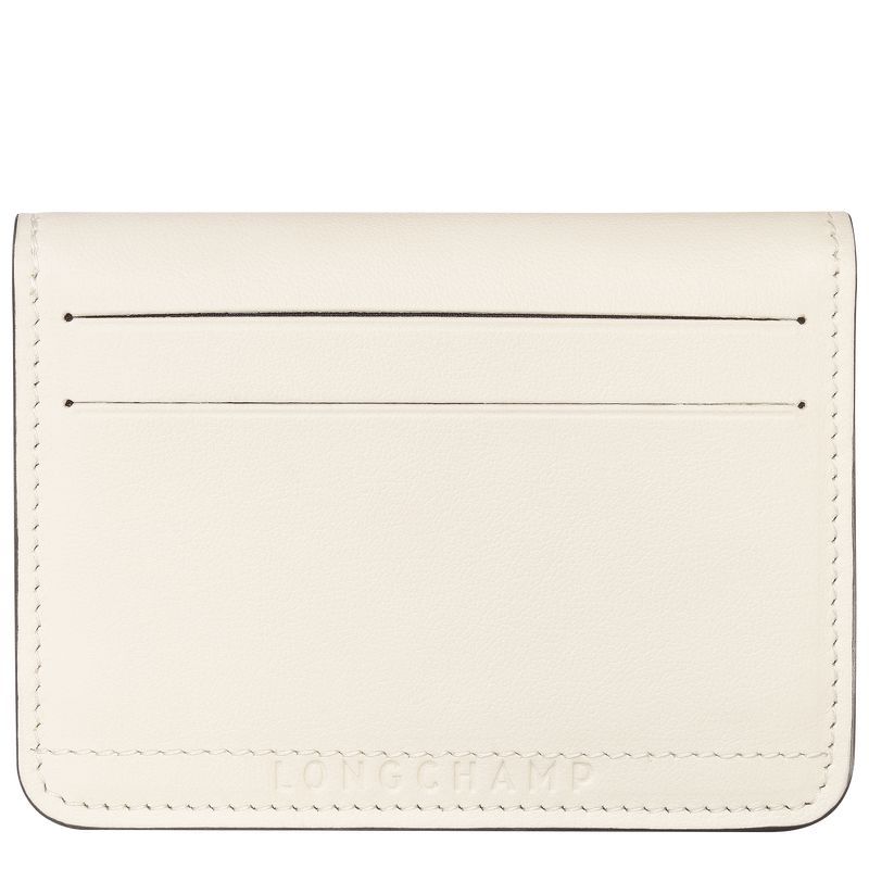 Cream Longchamp Le Pliage Xtra Men Card Holder | Ksa-175GEUHOA