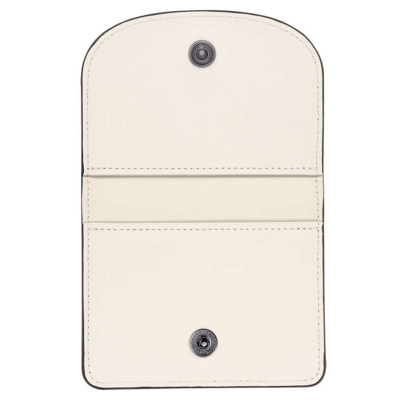 Cream Longchamp Le Pliage Xtra Men Card Holder | Ksa-175GEUHOA