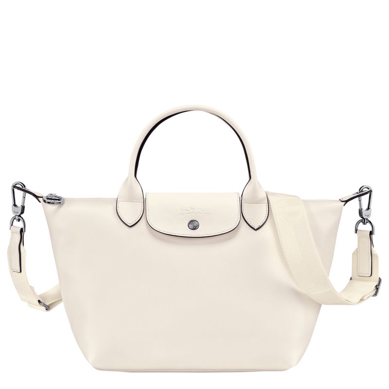 Cream Longchamp Le Pliage Xtra S Women Handbag | Ksa-039AFZGLI