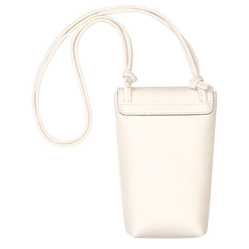 Cream Longchamp Le Pliage Xtra With Leather Lace Men Phone Case | Ksa-273AYBCZG