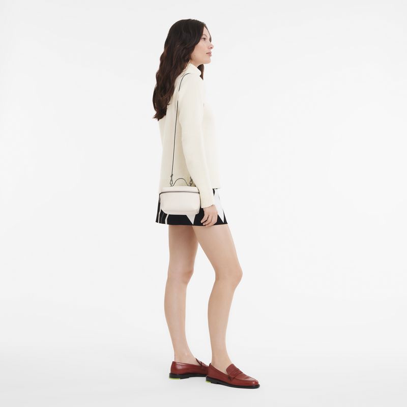 Cream Longchamp Le Pliage Xtra Xs Vanity Women Toiletry Bags | Ksa-571PBDKLU