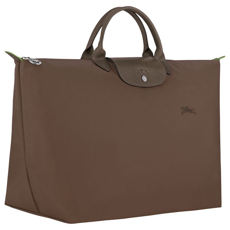Dark Brown Longchamp Le Pliage Green L Men Travel Bag | Ksa-736GJLAVC