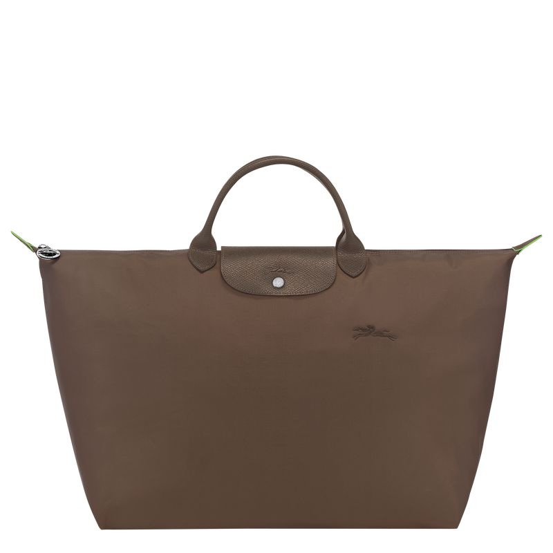 Dark Brown Longchamp Le Pliage Green L Women Travel Bag | Ksa-607BGUALN