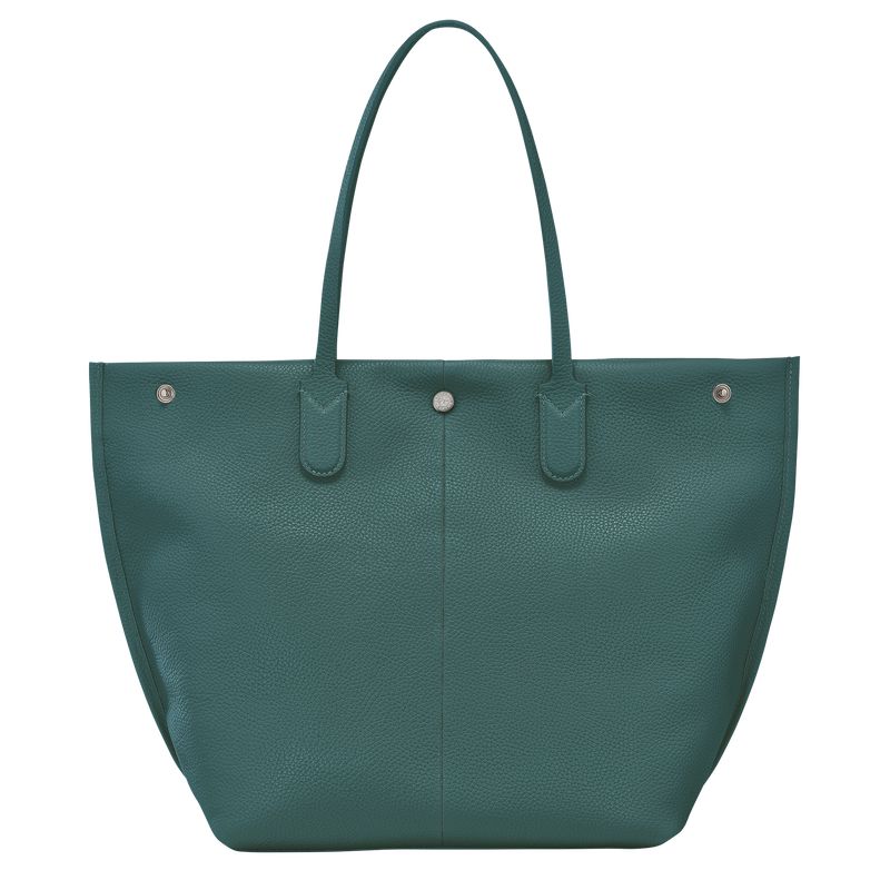 Dark Green Longchamp Essential L Men Tote Bag | Ksa-086IMYQCS