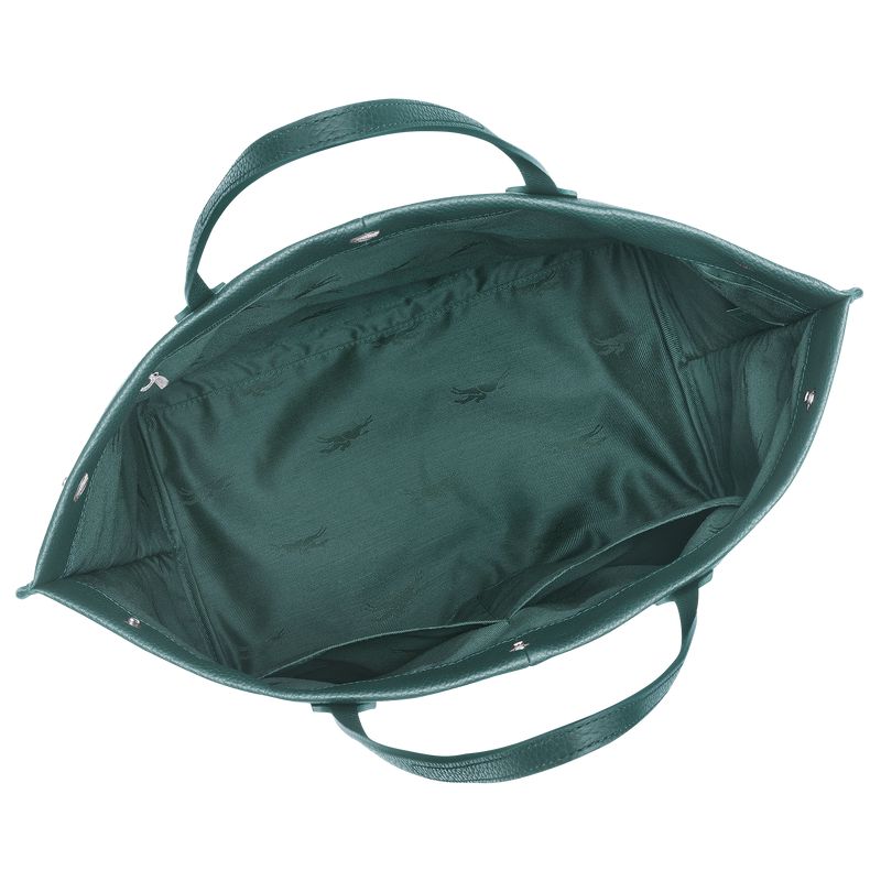 Dark Green Longchamp Essential L Men Tote Bag | Ksa-086IMYQCS