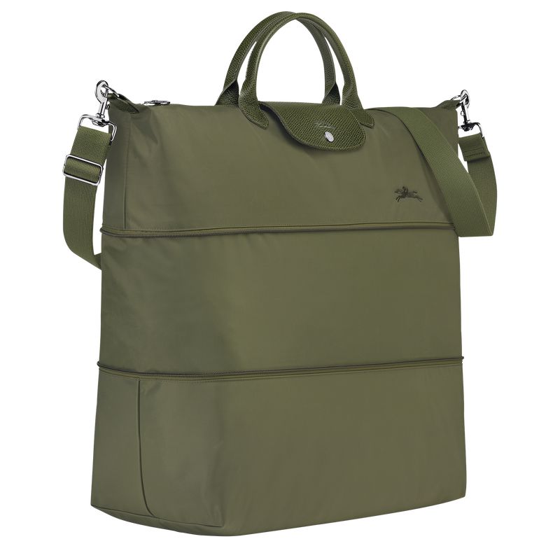 Dark Green Longchamp Le Pliage Green Expandable Men Travel Bag | Ksa-923KUTLCH