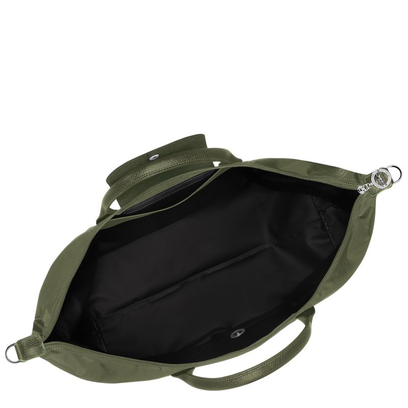 Dark Green Longchamp Le Pliage Green Expandable Men Travel Bag | Ksa-923KUTLCH