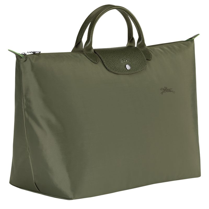 Dark Green Longchamp Le Pliage Green L Men Travel Bag | Ksa-097VLWTEA