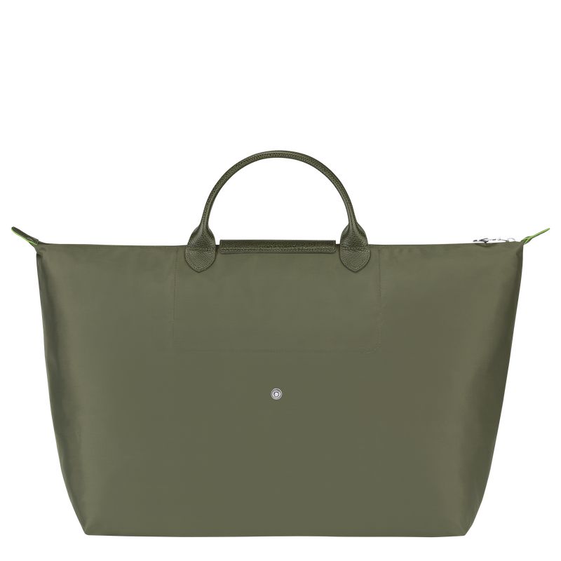 Dark Green Longchamp Le Pliage Green L Men Travel Bag | Ksa-097VLWTEA