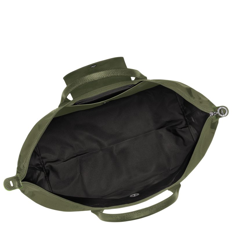 Dark Green Longchamp Le Pliage Green L Men Travel Bag | Ksa-097VLWTEA