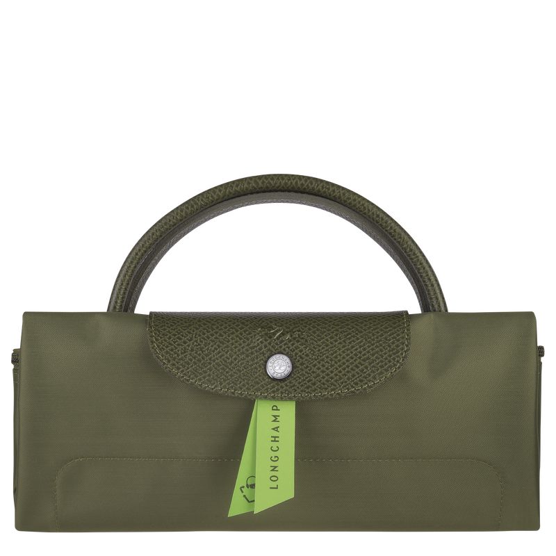 Dark Green Longchamp Le Pliage Green L Men Travel Bag | Ksa-097VLWTEA