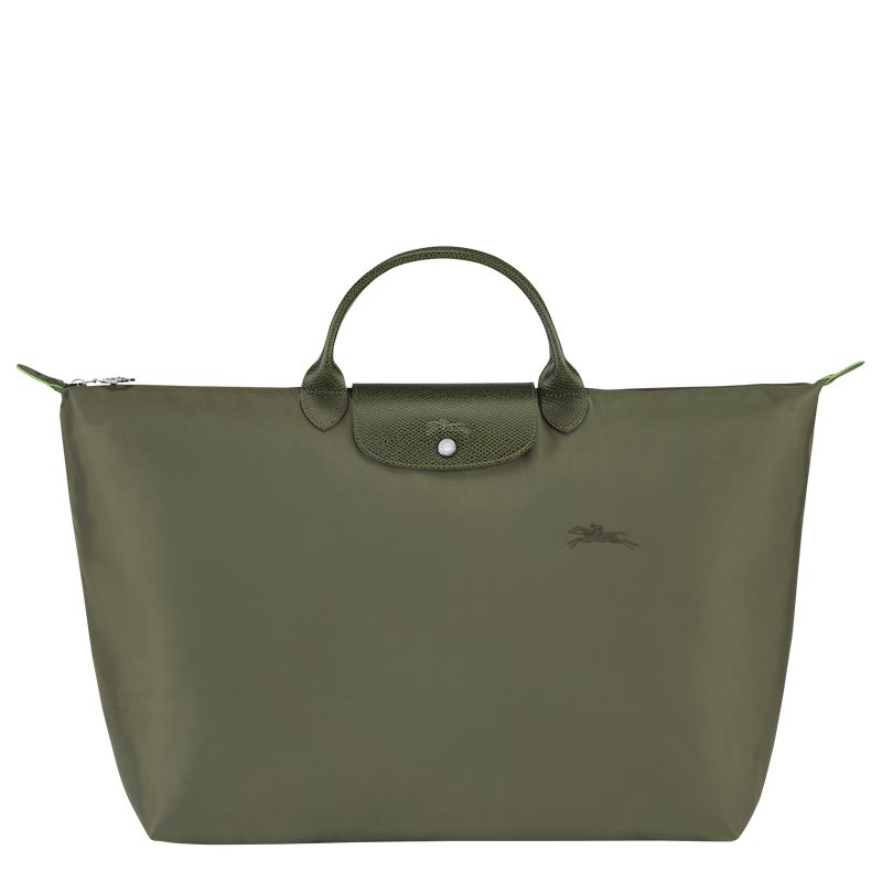 Dark Green Longchamp Le Pliage Green L Women Travel Bag | Ksa-867OKVXCL