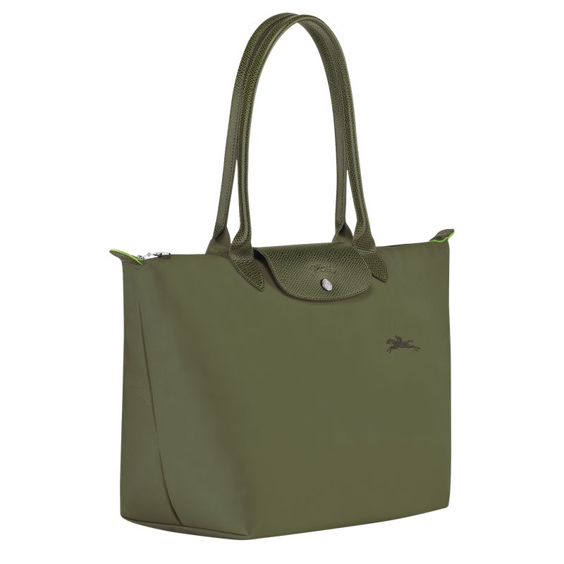 Dark Green Longchamp Le Pliage Green L Women Tote Bag | Ksa-142CEASXD