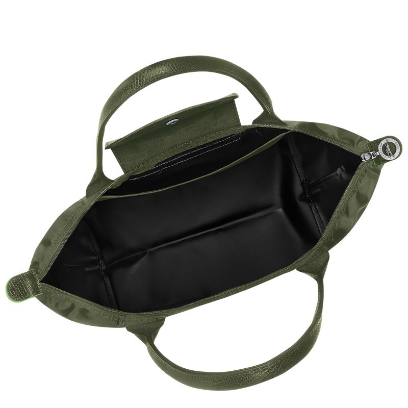 Dark Green Longchamp Le Pliage Green M Women Tote Bag | Ksa-829KTOVNZ