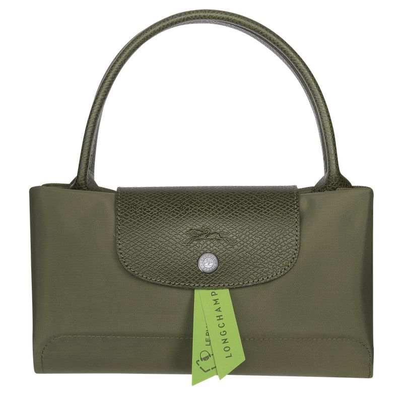 Dark Green Longchamp Le Pliage Green M Women Handbag | Ksa-718YQRALN