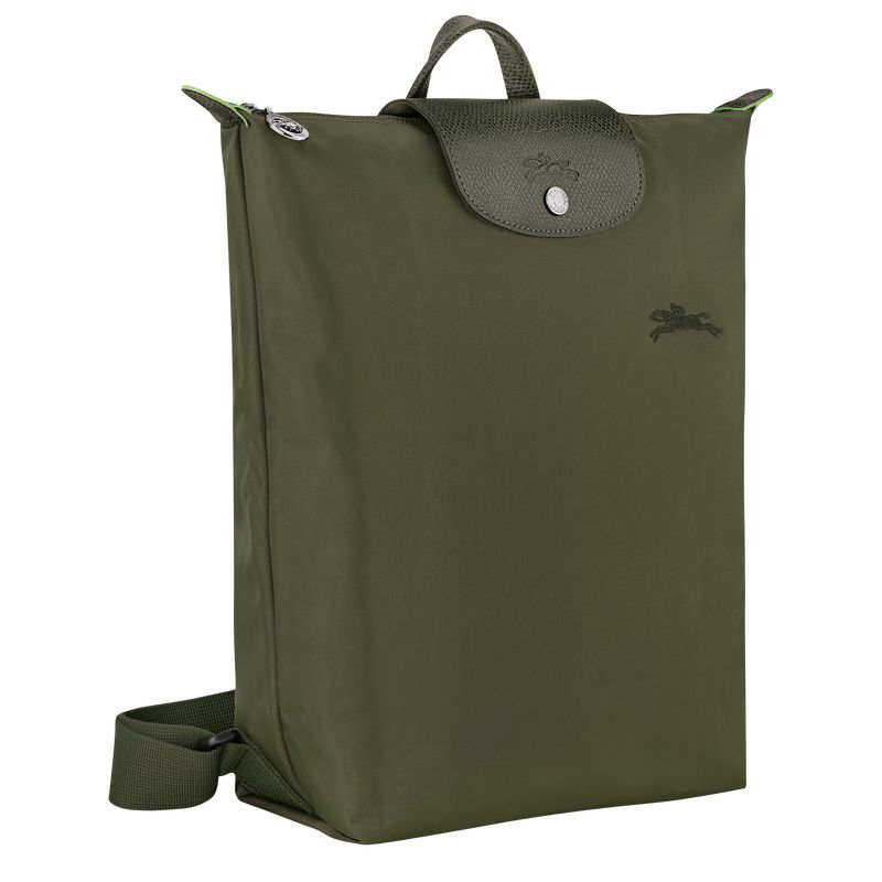 Dark Green Longchamp Le Pliage Green M Women Backpack | Ksa-849DREHZS